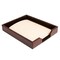 Dacasso Dark Brown Bonded Leather Letter Tray AG-3601 - alternate 7